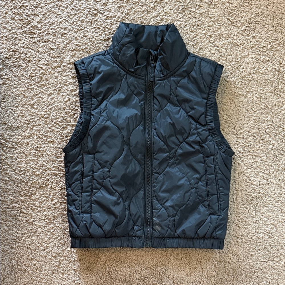 Old Navy Kids Black Quilted Vest